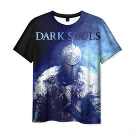 Мужская футболка 3D с принтом Dark Souls 17 в Екатеринбурге, 100% полиэфир | прямой крой, круглый вырез горловины, длина до линии бедер | dark souls