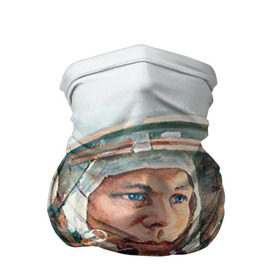 Бандана-труба 3D с принтом Гагарин в Екатеринбурге, 100% полиэстер, ткань с особыми свойствами — Activecool | плотность 150‒180 г/м2; хорошо тянется, но сохраняет форму | space | гагарин | космос | россия