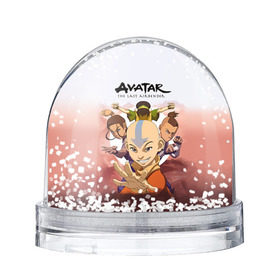 Снежный шар с принтом Аанг в Екатеринбурге, Пластик | Изображение внутри шара печатается на глянцевой фотобумаге с двух сторон | aang | avatar | аанг | аватар | анг | легенда об аанге | повелитель стихий