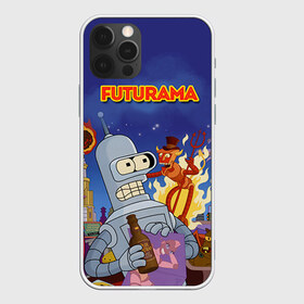 Чехол для iPhone 12 Pro Max с принтом Futurama в Екатеринбурге, Силикон |  | Тематика изображения на принте: bender | fry | futurama | mult | бендер | бэндер | лила | мульт | мультсериал | мульфильмы | фрай | футутрама