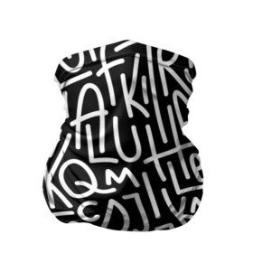 Бандана-труба 3D с принтом Английские буквы в Екатеринбурге, 100% полиэстер, ткань с особыми свойствами — Activecool | плотность 150‒180 г/м2; хорошо тянется, но сохраняет форму | алфавит | английский язык | буквы | оформление | слой | текстура | трайбл | узор | фон