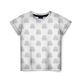 Детская футболка 3D с принтом Лента Мёбиуса в Екатеринбурге, 100% гипоаллергенный полиэфир | прямой крой, круглый вырез горловины, длина до линии бедер, чуть спущенное плечо, ткань немного тянется | абстракция | иллюзия | фигура
