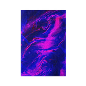 Обложка для паспорта матовая кожа с принтом Глянцевые краски в Екатеринбурге, натуральная матовая кожа | размер 19,3 х 13,7 см; прозрачные пластиковые крепления | red | абстракция | глянец | краска | красный | текстуры