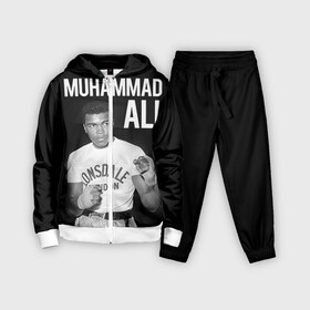 Детский костюм 3D с принтом Muhammad Ali в Екатеринбурге,  |  | ali | boxing | muhammad ali |   |  muhammad |  бокс | али | боксер | мухамад. мухаммад | мухаммед | мухаммед али
