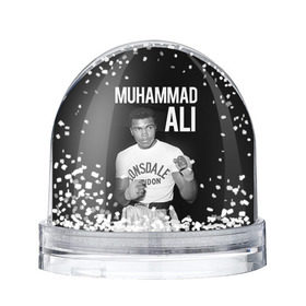Снежный шар с принтом Muhammad Ali в Екатеринбурге, Пластик | Изображение внутри шара печатается на глянцевой фотобумаге с двух сторон | ali | boxing | muhammad ali |   |  muhammad |  бокс | али | боксер | мухамад. мухаммад | мухаммед | мухаммед али