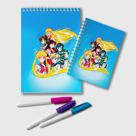 Блокнот с принтом Sailor Moon в Екатеринбурге, 100% бумага | 48 листов, плотность листов — 60 г/м2, плотность картонной обложки — 250 г/м2. Листы скреплены удобной пружинной спиралью. Цвет линий — светло-серый
 | Тематика изображения на принте: anime | sailor moon | sailormoon | аниме | красавица воин сейлор мун | сейлор мун | сейлормун | усаги | усаги цукино | цукино