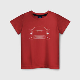 Детская футболка хлопок с принтом Porsche в Екатеринбурге, 100% хлопок | круглый вырез горловины, полуприлегающий силуэт, длина до линии бедер | porsche | порше