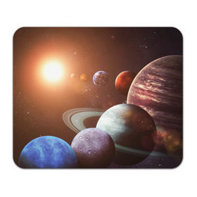 Коврик прямоугольный с принтом Планеты солнечной системы в Екатеринбурге, натуральный каучук | размер 230 х 185 мм; запечатка лицевой стороны | венера | звезды | земля | космос | марс | меркурий | сатурн | солнце | уран | юпитер