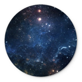 Коврик круглый с принтом Космос в Екатеринбурге, резина и полиэстер | круглая форма, изображение наносится на всю лицевую часть | бездна | вселенная | галактика | звёзды | камета | космос | мгла | метеориты | метеоры | млечный путь | орбита | планеты | солнечная система