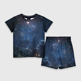 Детский костюм с шортами 3D с принтом Космос в Екатеринбурге,  |  | бездна | вселенная | галактика | звёзды | камета | космос | мгла | метеориты | метеоры | млечный путь | орбита | планеты | солнечная система