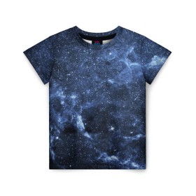 Детская футболка 3D с принтом Безмолвный космос в Екатеринбурге, 100% гипоаллергенный полиэфир | прямой крой, круглый вырез горловины, длина до линии бедер, чуть спущенное плечо, ткань немного тянется | Тематика изображения на принте: вселенная | галактика | звёзды | камета | космос | метеориты | метеоры | млечный путь | орбита | планеты | солнечная система