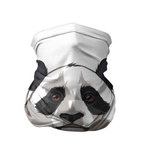 Бандана-труба 3D с принтом Panda в Екатеринбурге, 100% полиэстер, ткань с особыми свойствами — Activecool | плотность 150‒180 г/м2; хорошо тянется, но сохраняет форму | милый | панда