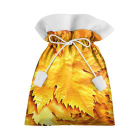 Подарочный 3D мешок с принтом Золотая осень в Екатеринбурге, 100% полиэстер | Размер: 29*39 см | жёлтый | золотой | клён | красота | листва | листья | наряд | осень | осина | покров | природа