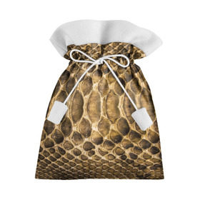 Подарочный 3D мешок с принтом Змеиная кожа в Екатеринбурге, 100% полиэстер | Размер: 29*39 см | Тематика изображения на принте: fasion | snake | блеск | дерзость | змеиная | змея | кожа | кожура | красота | крутость | мода | показуха | статус | стиль | ткань | шик