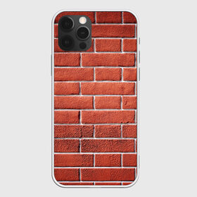 Чехол для iPhone 12 Pro Max с принтом Красный кирпич в Екатеринбурге, Силикон |  | Тематика изображения на принте: бетон | камень | кирпич | мощь | стена | строительство | стройка | цемент