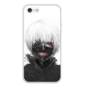 Чехол для iPhone 5/5S матовый с принтом Tokyo Ghoul в Екатеринбурге, Силикон | Область печати: задняя сторона чехла, без боковых панелей | anime | ghoul | tokyo | tokyo ghoul | гуль