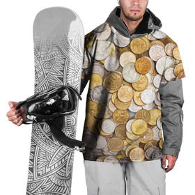 Накидка на куртку 3D с принтом Российские монетки в Екатеринбурге, 100% полиэстер |  | Тематика изображения на принте: money | валюта | деньги | копейка | лавэ | мелочёвка | мелочь | монетки | монеты | россия | рубль | филки