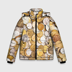 Зимняя куртка для мальчиков 3D с принтом Российские монетки в Екатеринбурге, ткань верха — 100% полиэстер; подклад — 100% полиэстер, утеплитель — 100% полиэстер | длина ниже бедра, удлиненная спинка, воротник стойка и отстегивающийся капюшон. Есть боковые карманы с листочкой на кнопках, утяжки по низу изделия и внутренний карман на молнии. 

Предусмотрены светоотражающий принт на спинке, радужный светоотражающий элемент на пуллере молнии и на резинке для утяжки | money | валюта | деньги | копейка | лавэ | мелочёвка | мелочь | монетки | монеты | россия | рубль | филки