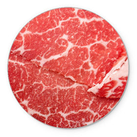 Коврик круглый с принтом Кусок мяса в Екатеринбурге, резина и полиэстер | круглая форма, изображение наносится на всю лицевую часть | баранина | бекон | белок | говядина | еда | жилы | кровь | кусок | мощь | мышцы | мясо | нарезка | отбивная | пища | протеин | свинина | сила | телятина | туша | филе | хрящи