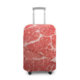 Чехол для чемодана 3D с принтом Кусок мяса в Екатеринбурге, 86% полиэфир, 14% спандекс | двустороннее нанесение принта, прорези для ручек и колес | баранина | бекон | белок | говядина | еда | жилы | кровь | кусок | мощь | мышцы | мясо | нарезка | отбивная | пища | протеин | свинина | сила | телятина | туша | филе | хрящи