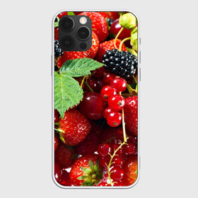 Чехол для iPhone 12 Pro Max с принтом Любимые ягоды в Екатеринбурге, Силикон |  | вкусно | голубика | дача | деревня | ежевика | зелень | клубника | малина | огород | полезно | сад | смородина | сок | фрукты | черника | шиповник | ягоды