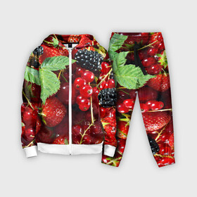 Детский костюм 3D с принтом Любимые ягоды в Екатеринбурге,  |  | вкусно | голубика | дача | деревня | ежевика | зелень | клубника | малина | огород | полезно | сад | смородина | сок | фрукты | черника | шиповник | ягоды