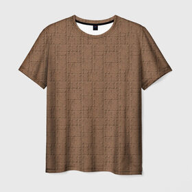 Мужская футболка 3D с принтом Бронированная обшивка в Екатеринбурге, 100% полиэфир | прямой крой, круглый вырез горловины, длина до линии бедер | броня | заклепки | защита | металл | текстура
