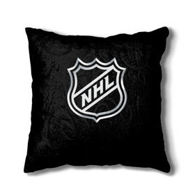 Подушка 3D с принтом NHL в Екатеринбурге, наволочка – 100% полиэстер, наполнитель – холлофайбер (легкий наполнитель, не вызывает аллергию). | состоит из подушки и наволочки. Наволочка на молнии, легко снимается для стирки | Тематика изображения на принте: nhl | канада | спорт | хоккей | хоккейная лига
