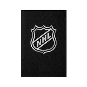 Обложка для паспорта матовая кожа с принтом NHL в Екатеринбурге, натуральная матовая кожа | размер 19,3 х 13,7 см; прозрачные пластиковые крепления | nhl | канада | спорт | хоккей | хоккейная лига