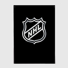 Постер с принтом NHL в Екатеринбурге, 100% бумага
 | бумага, плотность 150 мг. Матовая, но за счет высокого коэффициента гладкости имеет небольшой блеск и дает на свету блики, но в отличии от глянцевой бумаги не покрыта лаком | nhl | канада | спорт | хоккей | хоккейная лига