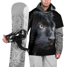 Накидка на куртку 3D с принтом Пантера в Екатеринбурге, 100% полиэстер |  | дикая кошка | добыча | животные | ловкость | охота | пантера | сила | скорость | смекалка | хитрость | хищник