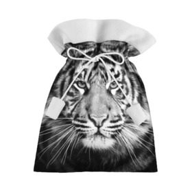 Подарочный 3D мешок с принтом Красавец тигр в Екатеринбурге, 100% полиэстер | Размер: 29*39 см | джунгли | дикая кошка | животные | зверь | король | кровь | мясо | опасность | охотник | тигр | хищник | царь | цирк