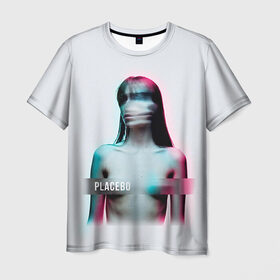 Мужская футболка 3D с принтом Placebo Meds в Екатеринбурге, 100% полиэфир | прямой крой, круглый вырез горловины, длина до линии бедер | Тематика изображения на принте: placebo | брайан молко | молко | плацебо | плейсибо | плэйсибо