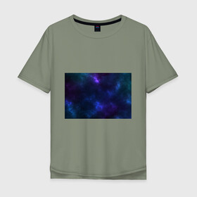 Мужская футболка хлопок Oversize с принтом Звёздное небо в Екатеринбурге, 100% хлопок | свободный крой, круглый ворот, “спинка” длиннее передней части | вселенная | галактика | звёзды | камета | космос | метеориты | метеоры | небо | ночь | солнечная система