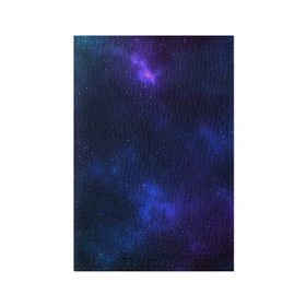 Обложка для паспорта матовая кожа с принтом Звёздное небо в Екатеринбурге, натуральная матовая кожа | размер 19,3 х 13,7 см; прозрачные пластиковые крепления | Тематика изображения на принте: вселенная | галактика | звёзды | камета | космос | метеориты | метеоры | небо | ночь | солнечная система