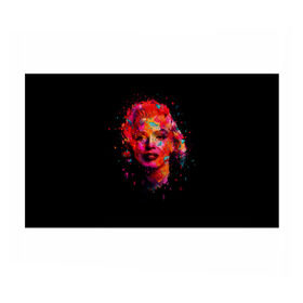 Бумага для упаковки 3D с принтом Marilyn Monroe Art в Екатеринбурге, пластик и полированная сталь | круглая форма, металлическое крепление в виде кольца | Тематика изображения на принте: art | marilyn monroe | живопись | искусство | мэрилин монро