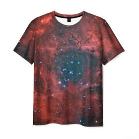 Мужская футболка 3D с принтом Галактика в Екатеринбурге, 100% полиэфир | прямой крой, круглый вырез горловины, длина до линии бедер | Тематика изображения на принте: вселенная | галактика | звёзды | комета | космос | метеориты | метеоры | млечный путь | орбита | планеты | солнечная система