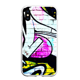 Чехол для iPhone XS Max матовый с принтом Абстрактный в Екатеринбурге, Силикон | Область печати: задняя сторона чехла, без боковых панелей | граффити | искусство