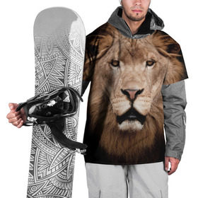 Накидка на куртку 3D с принтом Царь зверей в Екатеринбурге, 100% полиэстер |  | власть | дикая кошка | животное | король джунглей | лев | львица | мощь | мудрость | охотник | сила | хитрость | хищник | царь зверей