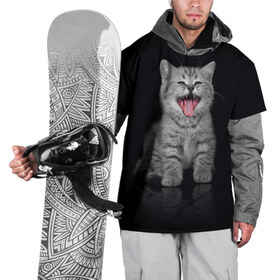 Накидка на куртку 3D с принтом Котёнок в Екатеринбурге, 100% полиэстер |  | Тематика изображения на принте: киса | киска | котёнок | котик | котяра | кошак | кошка | маленький | милый | мяу | няша | пушистый | сладкий | смешной | хороший