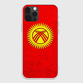 Чехол для iPhone 12 Pro Max с принтом Киргизия в Екатеринбурге, Силикон |  | Тематика изображения на принте: киргиз | киргизия | киргизский | кыргызстан | национальный | нация | флаг | флаги
