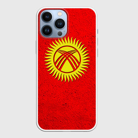 Чехол для iPhone 13 Pro Max с принтом Киргизия в Екатеринбурге,  |  | киргиз | киргизия | киргизский | кыргызстан | национальный | нация | флаг | флаги