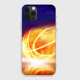 Чехол для iPhone 12 Pro Max с принтом Огненный мяч в Екатеринбурге, Силикон |  | Тематика изображения на принте: streetball | баскетбол | взрыв | искры | любимая игра | моя жизнь | мяч | огонь | пламя | развлечение | страсть | тренировка | увлечение | хобби
