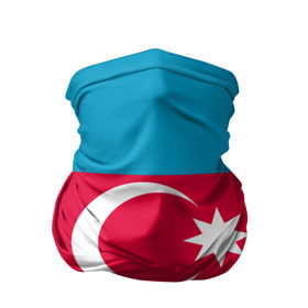 Бандана-труба 3D с принтом Азербайджан в Екатеринбурге, 100% полиэстер, ткань с особыми свойствами — Activecool | плотность 150‒180 г/м2; хорошо тянется, но сохраняет форму | страна | флаг