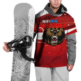 Накидка на куртку 3D с принтом Rus big red maсhine в Екатеринбурге, 100% полиэстер |  | red maсhine | красная машина | сборная россии | хоккей