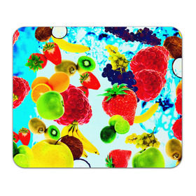 Коврик прямоугольный с принтом Коктейль в Екатеринбурге, натуральный каучук | размер 230 х 185 мм; запечатка лицевой стороны | Тематика изображения на принте: лето | фрукты | цветной | ягоды | яркий