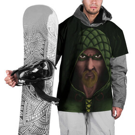 Накидка на куртку 3D с принтом Зеленая Стрела в Екатеринбурге, 100% полиэстер |  | arrow | green | зеленая | стрела