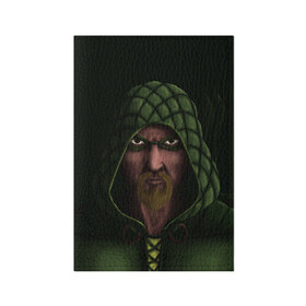 Обложка для паспорта матовая кожа с принтом Зеленая Стрела в Екатеринбурге, натуральная матовая кожа | размер 19,3 х 13,7 см; прозрачные пластиковые крепления | arrow | green | зеленая | стрела