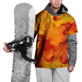 Накидка на куртку 3D с принтом Кленовые листья в Екатеринбурге, 100% полиэстер |  | Тематика изображения на принте: дары осени | жёлтый | золотой | клён | краски | красный | красота | листва | листья | наряд | оранжевый | осень | покров | природа