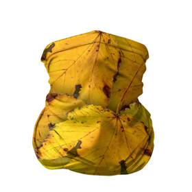 Бандана-труба 3D с принтом Жёлтые листья в Екатеринбурге, 100% полиэстер, ткань с особыми свойствами — Activecool | плотность 150‒180 г/м2; хорошо тянется, но сохраняет форму | жёлтый | золотой | клён | красота | листва | листья | наряд | осень | осина | покров | природа